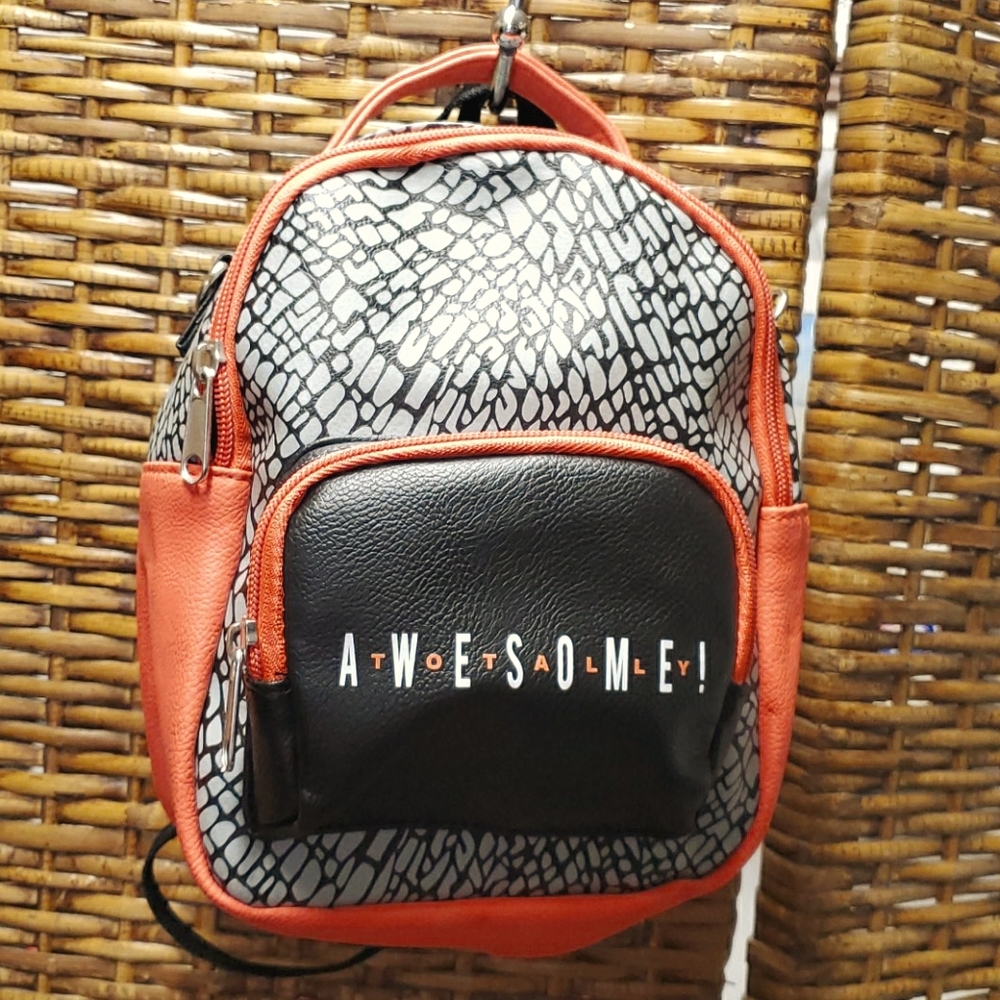 TOTALLY AWESOME Funko small backpack crossbody bag